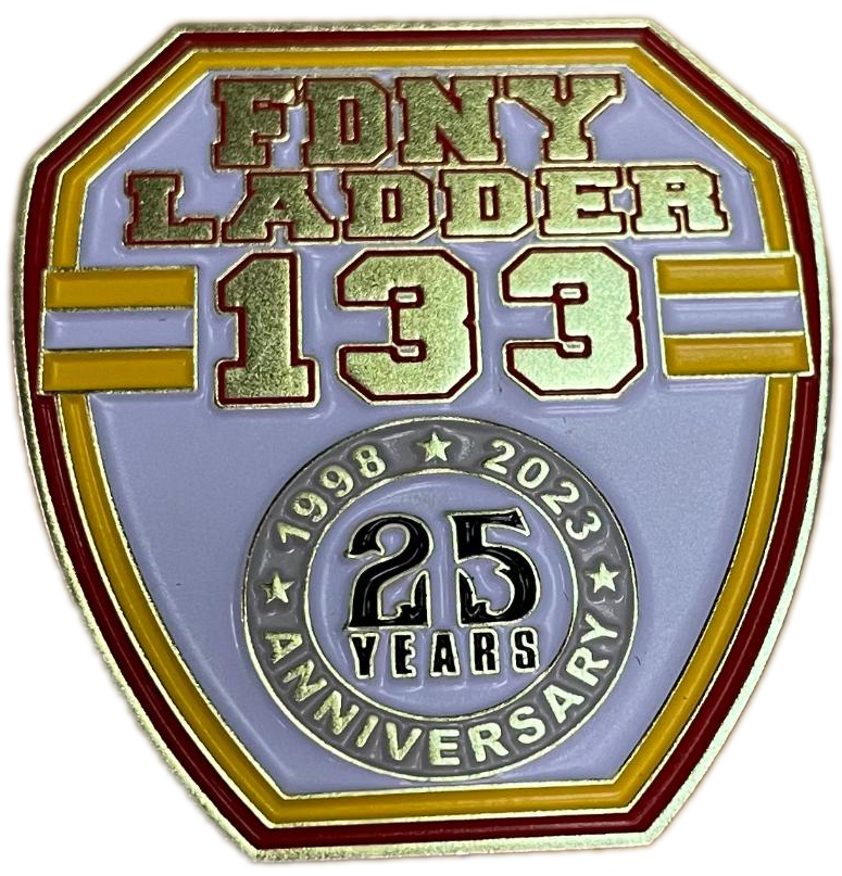 Ladder 133 25th Anniversary Challenge Coin